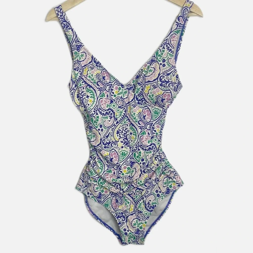 Boden paisley one piece swimsuit 2